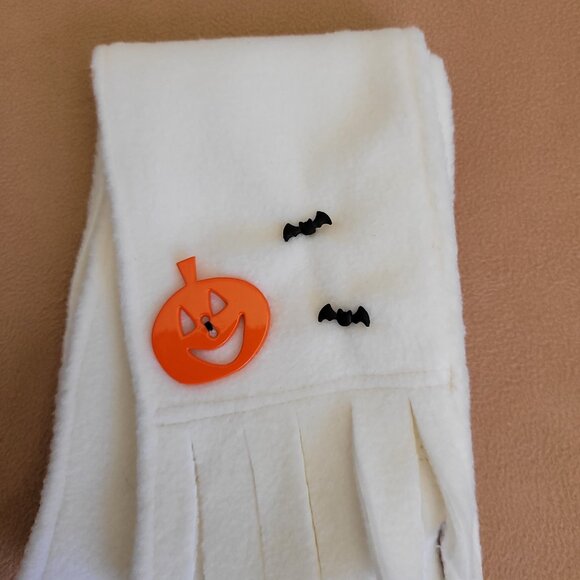 Spooky Bats 2pc Halloween Outfit/scarf set for 11" Mattel Child Grogu Yoda dolls - Picture 3 of 5